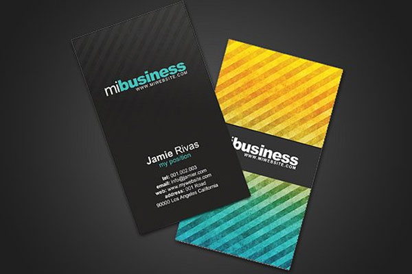 24+ Stripes Business Card Templates | Free & Premium PSD | Ai | Word ( Doc ) | InDesign Formats Download